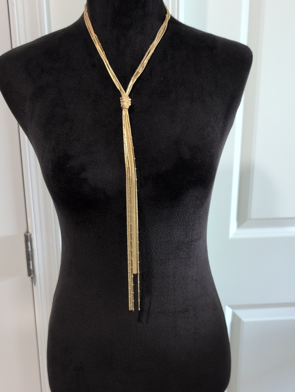 NWT Chicos Gold Multi-Strand Lariat Necklace - Women Jewelry